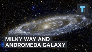 Milky Way And Andromeda Galaxy Collision