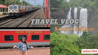 Mumbai to Goa (Ltt Karmali Ac SuperFast Express 22115) full Journey via Konkan Railway..