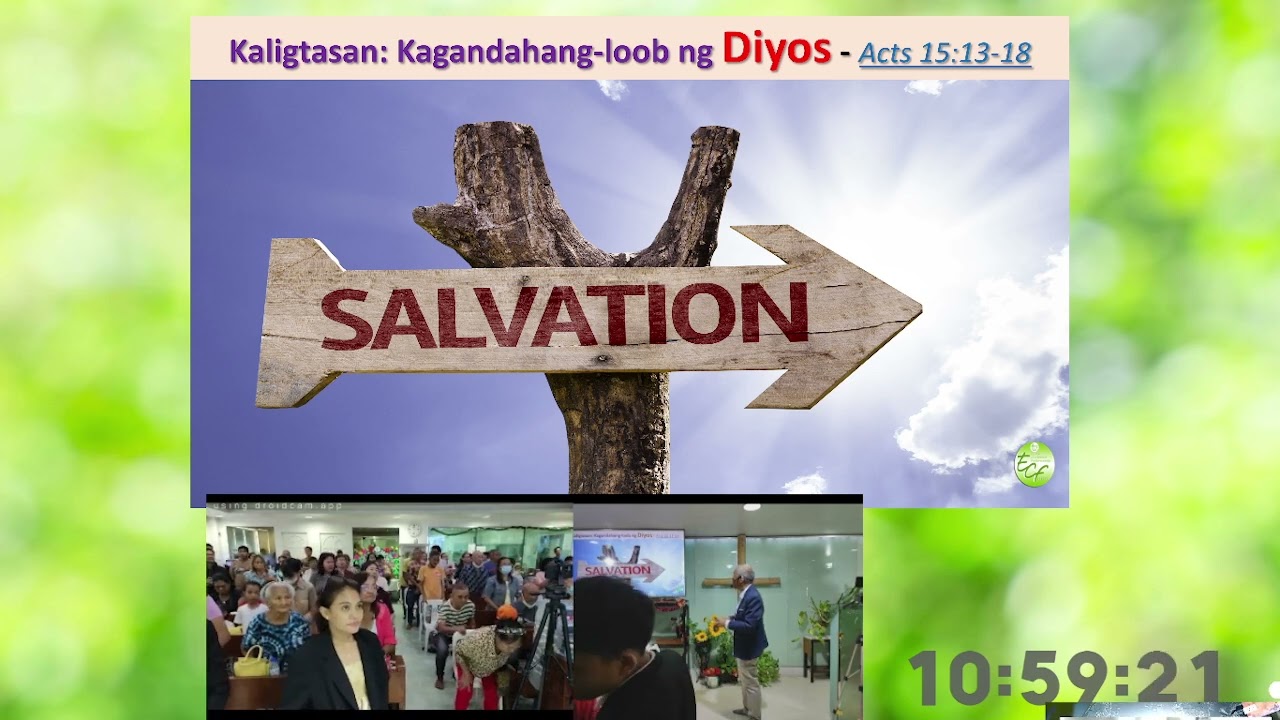 Kaligtasan: Kagandahang-loob ng Diyos - (Acts 15:13-18)