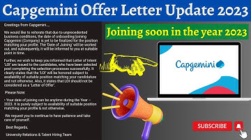 capgemini onboarding | capgemini joining date soon | capgemini offer letter | Watch Now! 🎯🔥