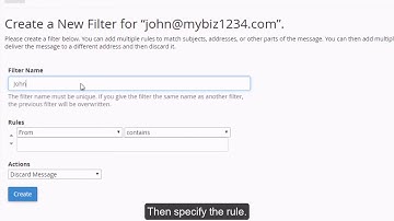 How to setup email filters in cPanel? - HOSTIMUL