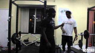 Target Training - Natey Adjei 280lbs Push Press
