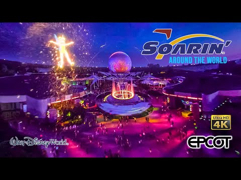 Soarin' Around the World On Ride Ultra Wide Low Light 4K POV EPCOT Walt Disney World 2021 06 09