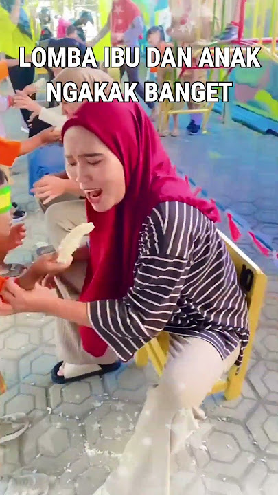 PECAH BANGET_LOMBA 17 AGUSTUS IBU DAN ANAK #shorts #artis #lomba #17agustus #kemerdekaan #hutri