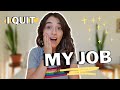 I QUIT My Job To Become A Full-Time YOUTUBER &amp; FRENCH TEACHER // Storytime in French w/ EN &amp; FR subs