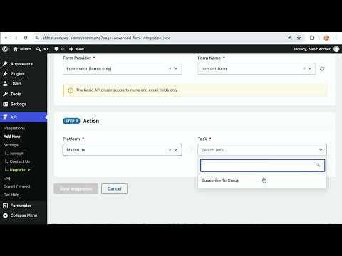 Forminator to MailerLite Integration Tutorial | AFI