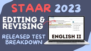 2023 English II Released Test: Your Guide to Revising & Editing Questions