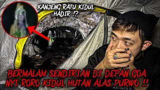 SOLO CAMPING HORROR : BERTEMU NYI RORO KIDUL SAAT TIDUR DIDEPAN GOA NYI RORO KIDUL ALAS PURWO !