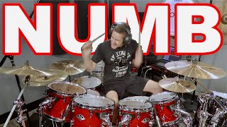 NUMB - DRUM COVER - LINKIN PARK - Throwback Cover on Pearl Export