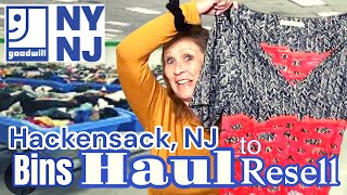 40 PC Goodwill Outlet Bins Thrift Haul Hackensak NJ To Resell Online @KellyShaffner