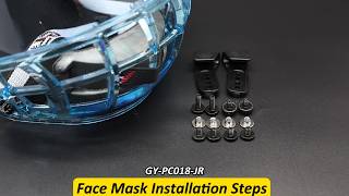 Full How to Install a  Hockey Full Face Shield | Installation Guide Update