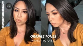 Orange Tones Full Face Tutorial 🔥 Chit Chat/Get Ready With Me