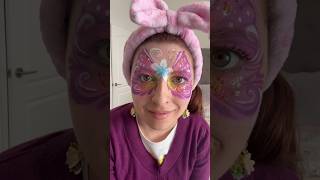 Spring Butterfly Face Paint Tutorial 🌸🦋#facepaint #tutorial #makeup #art #artist spring #easter