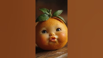 Feeding a Baby Orange 🍊 | Adorable ASMR Chewing & Smacking #asmr