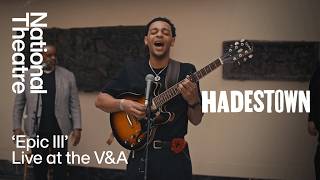 Hadestown live performance  at the V&A | National Theatre