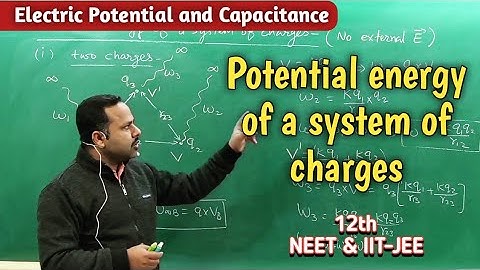 Potential energy of a system of charges | 12th | Physics handwritten notes #cbse