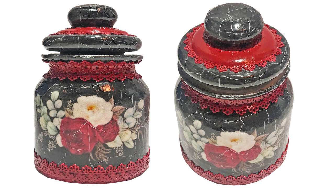 DIY VINTAGE JAR DECOR / VINTAGE DECORATION / JAR DECOR