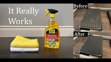 How to use Goo Gone to remove sticky adhesive I Easy step-by-step