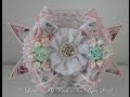 Shabby chic bow card  lavish laces dtp