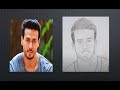 Drawing Tiger Shroff Step By Step Outline Tutorial 