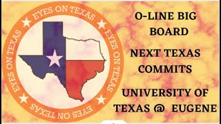 Recruiting Live Stream : Texas Lands Commits From Two Offensive Lineman + Who will be the to commit