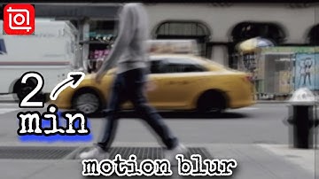 Motion blur effects made with inshot "inshot tutorial" 2023