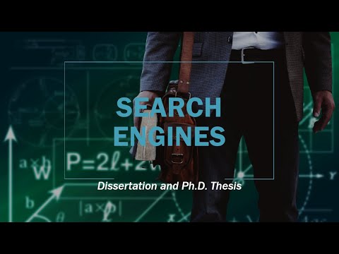 Search Engines, Dissertation