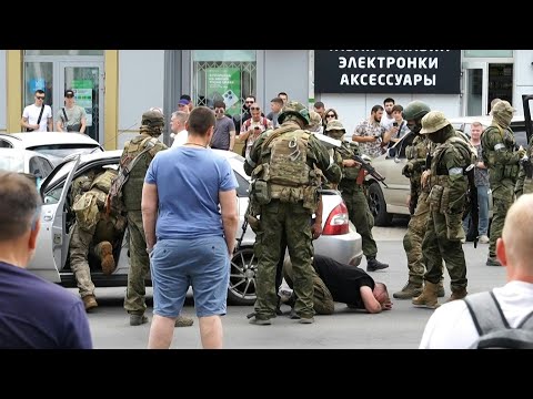 Russie: images de soldats Wagner dans la ville de Rostov-sur-le-Don | AFP Images