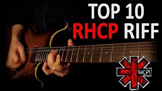 TOP 10 RHCP RIFFS chords