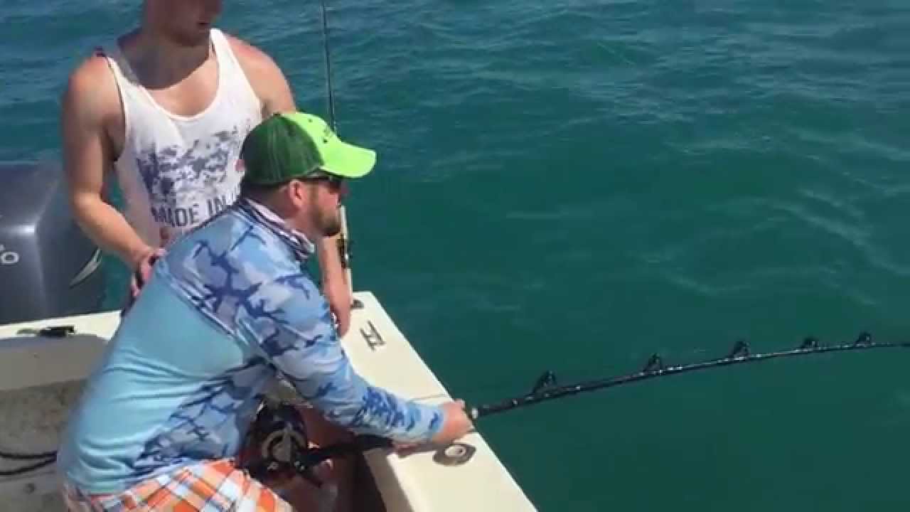 Brothers Team Up on Goliath Grouper Sanibel Florida