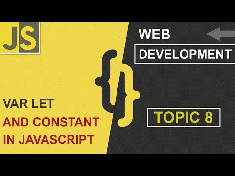 WEB DEVELOPMENT | VAR , LET , CONST | CLASS 8 | JAVASCRIPT | SHAN DEVELOPERS