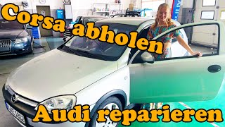Audi A6 - Luftfahrwerk und Relais | Emilie holt ihren Opel Corsa ab ^^ by Mr. DO IT! 8,673 views 7 months ago 12 minutes, 34 seconds