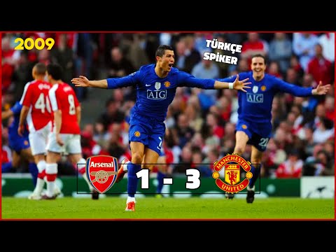 Arsenal 1-3 Manchester United | 2009 Şampiyonlar Ligi Yarı Final - Türkçe Spiker