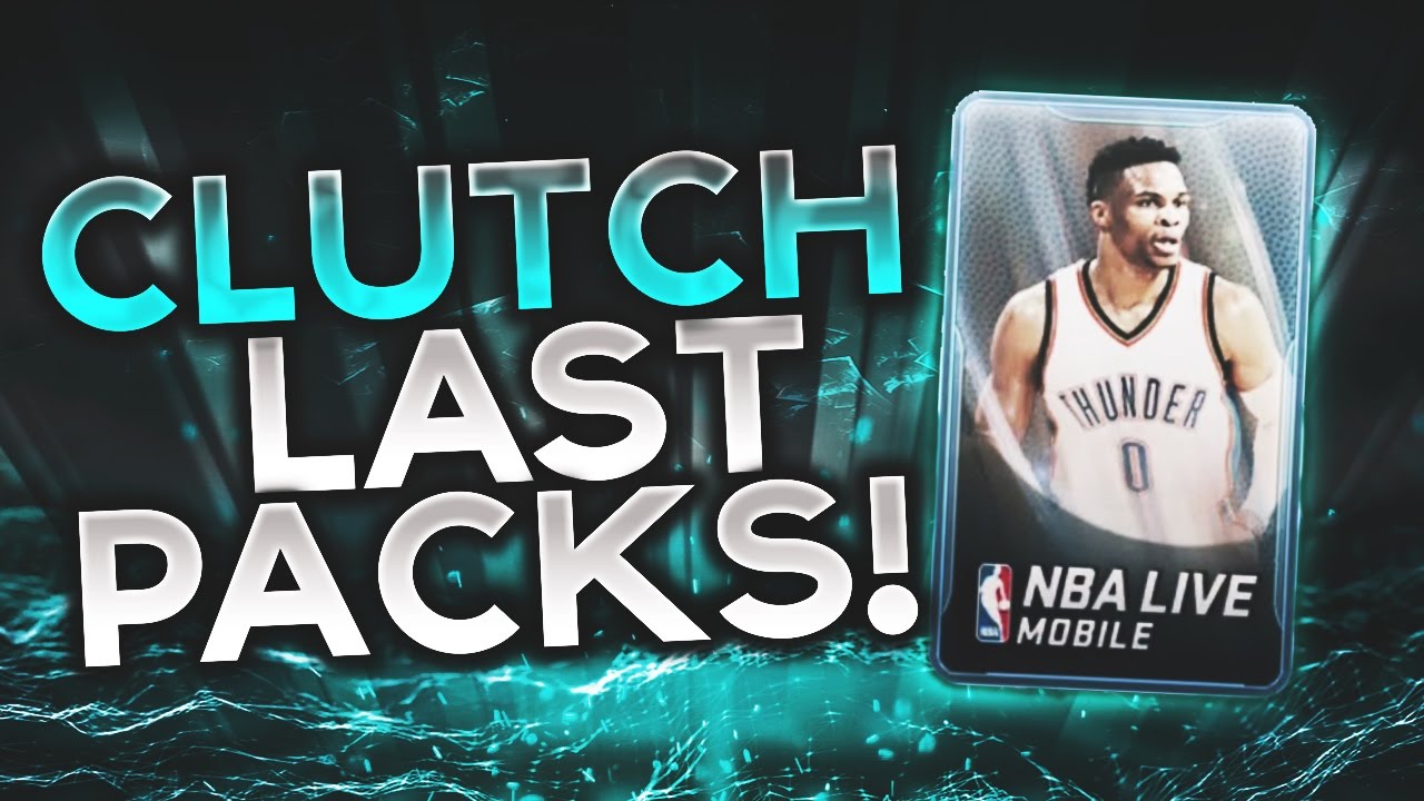 CLUTCH NBA LIVE MOBILE PRO PACK OPENING! LUCKY ELITE PLAYER PULLS