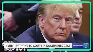 Trump returns to court in classified documents case