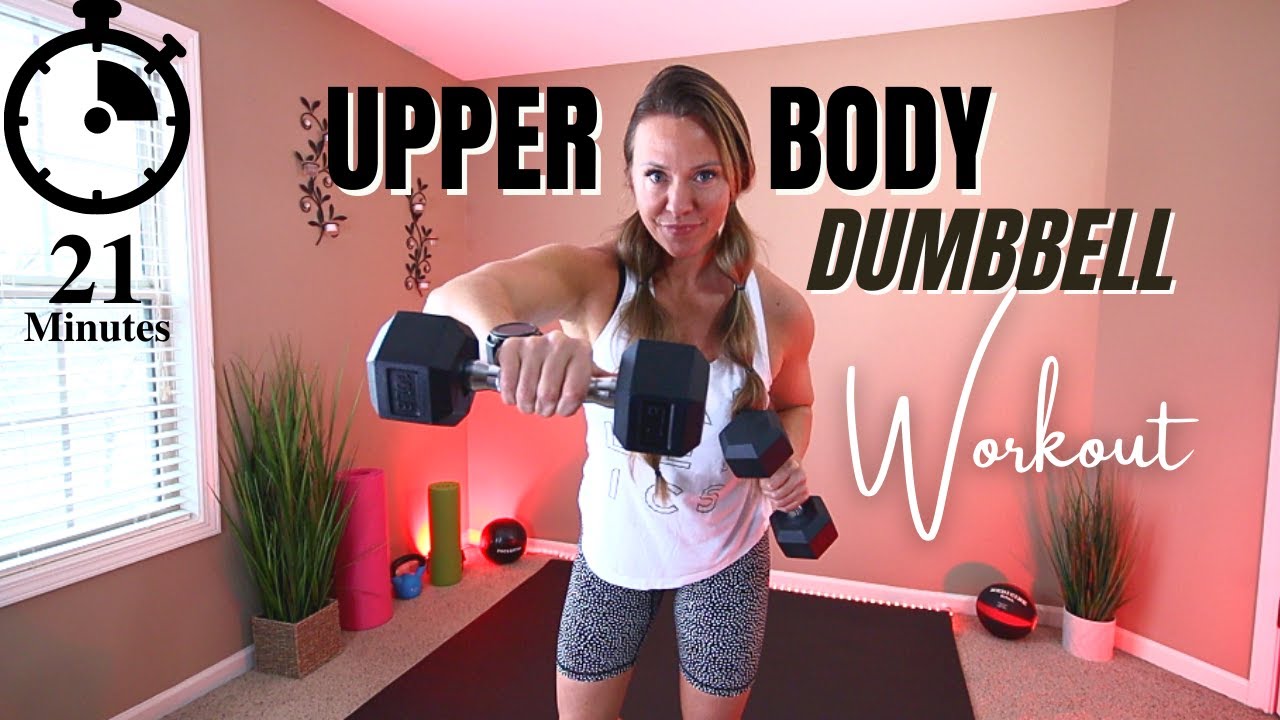 UPPER BODY DUMBBELL WORKOUT (Tone & Sculpt) At Home or Gym Workout