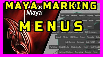 Maya Modeling - Most Used Marking Menus 3D Tutorial for Beginners