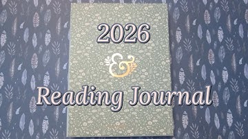 2026 Reading Journal Set Up, Creative Book Journal 🎨 #cottagecore #journal