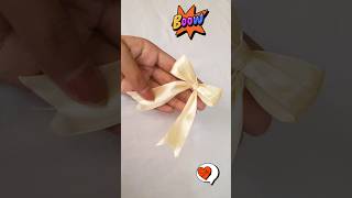 Make Bow with 2 Fingers 💝