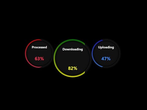 Create Awesome Loading Bar | Status Bar | Using Html Css