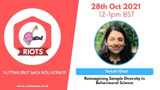 Sakshi Ghai | Reimagining sample diversity in behavioural science