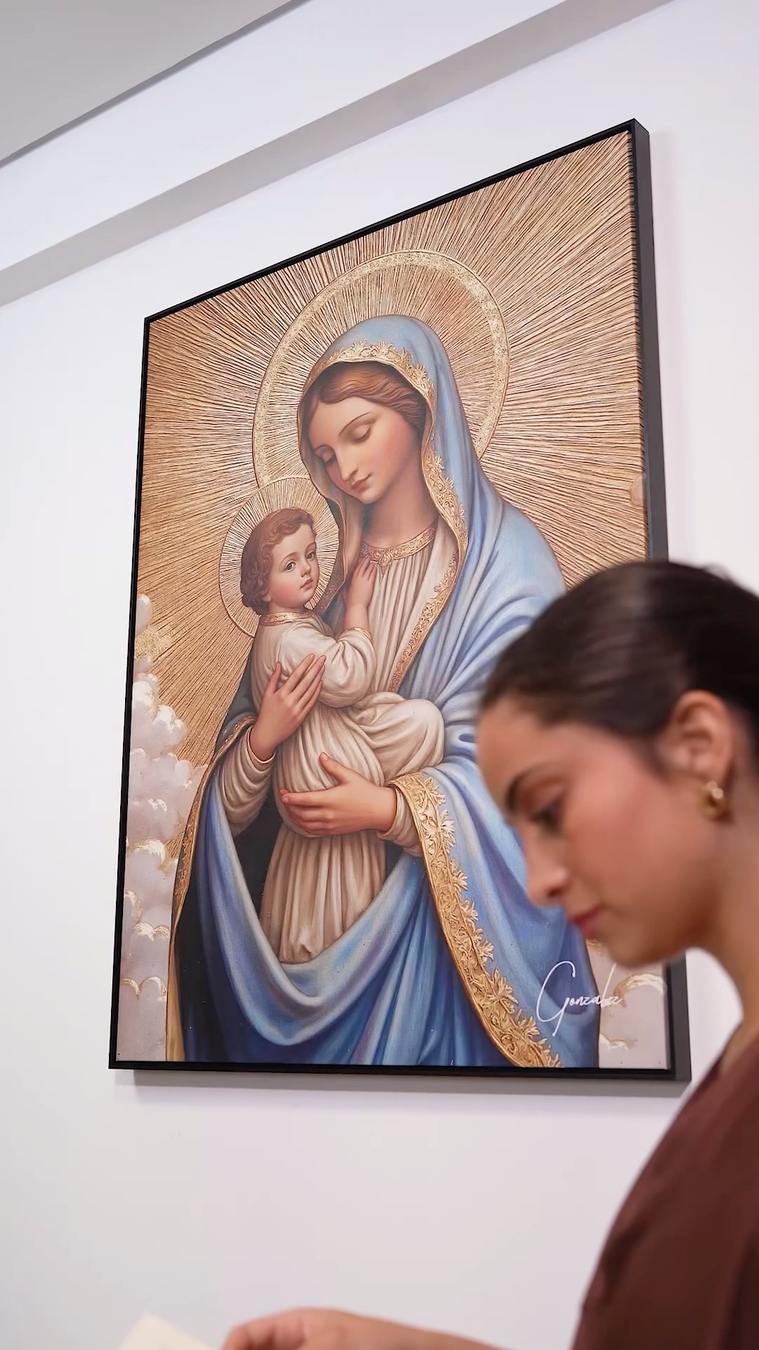 Vídeo de Quadro O Amor Materno de Maria