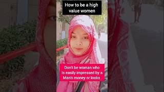 🌸 How to Become a High Value Woman | Stop Chasing, Start Growing. #shorts