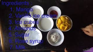 Royal Mango Milk Shake Recipe Sofias Kitchen