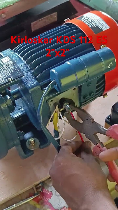 1hp Kirloskar KDS 112 es 2'x2' Kirloskar brothers #kirloskar #kirloskargenerator #1hpkds_motor #1hp