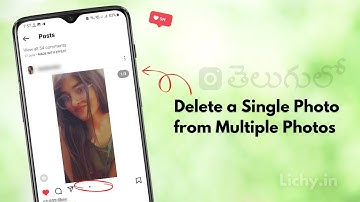 How to Delete a Photo from Instagram Carousel in Telugu