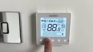 Heatmiser neoStat V2 Setup Guide – Reset Procedure & FCU Heating/Cooling Configuration
