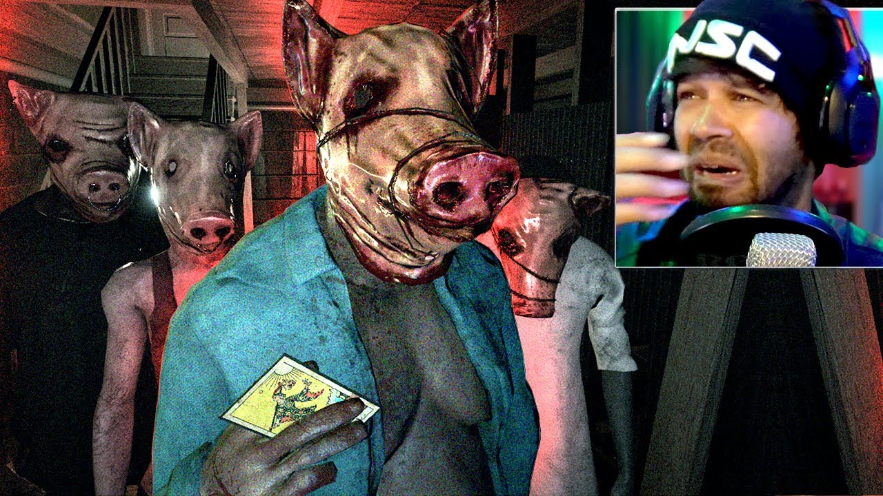 HELP! 4 PIGS ARE STALKING ME! | The Swine (horror game)