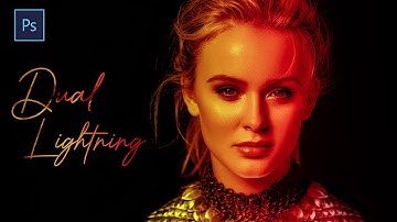 Dual Lighting Effect in Photoshop | Photoshop Tutorial (Easy) 100