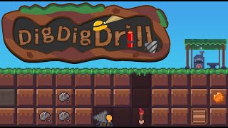 Dig Dig Drill underground mining collectathon video game on Switch
